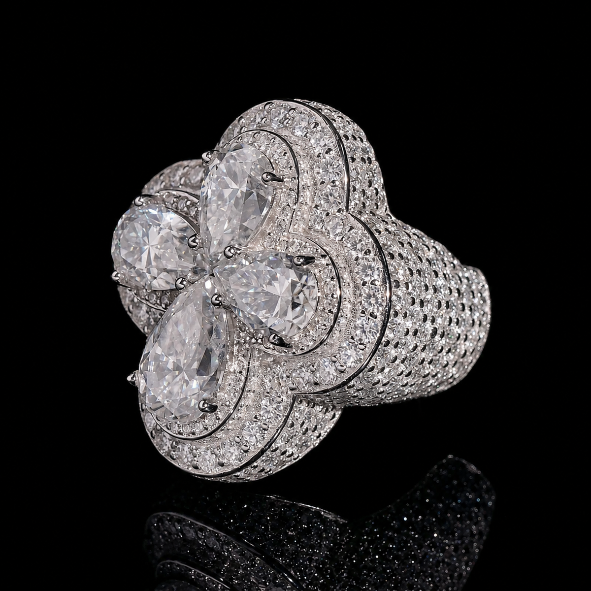FOUR PETAL BLOOM RING