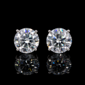 BASIC MOISSANITE STUD EARRINGS
