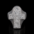 MOISSANITE ANKH CROSS RING