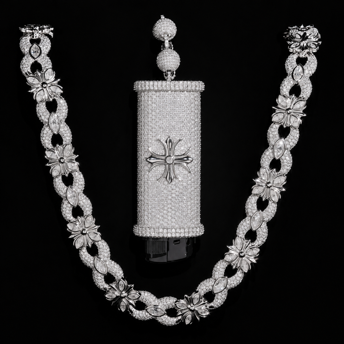 ETERNAL BLOOM LIGHTER CHAIN & CASE