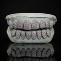 MOISSANITE HONEYCOMB SET GRILLZ