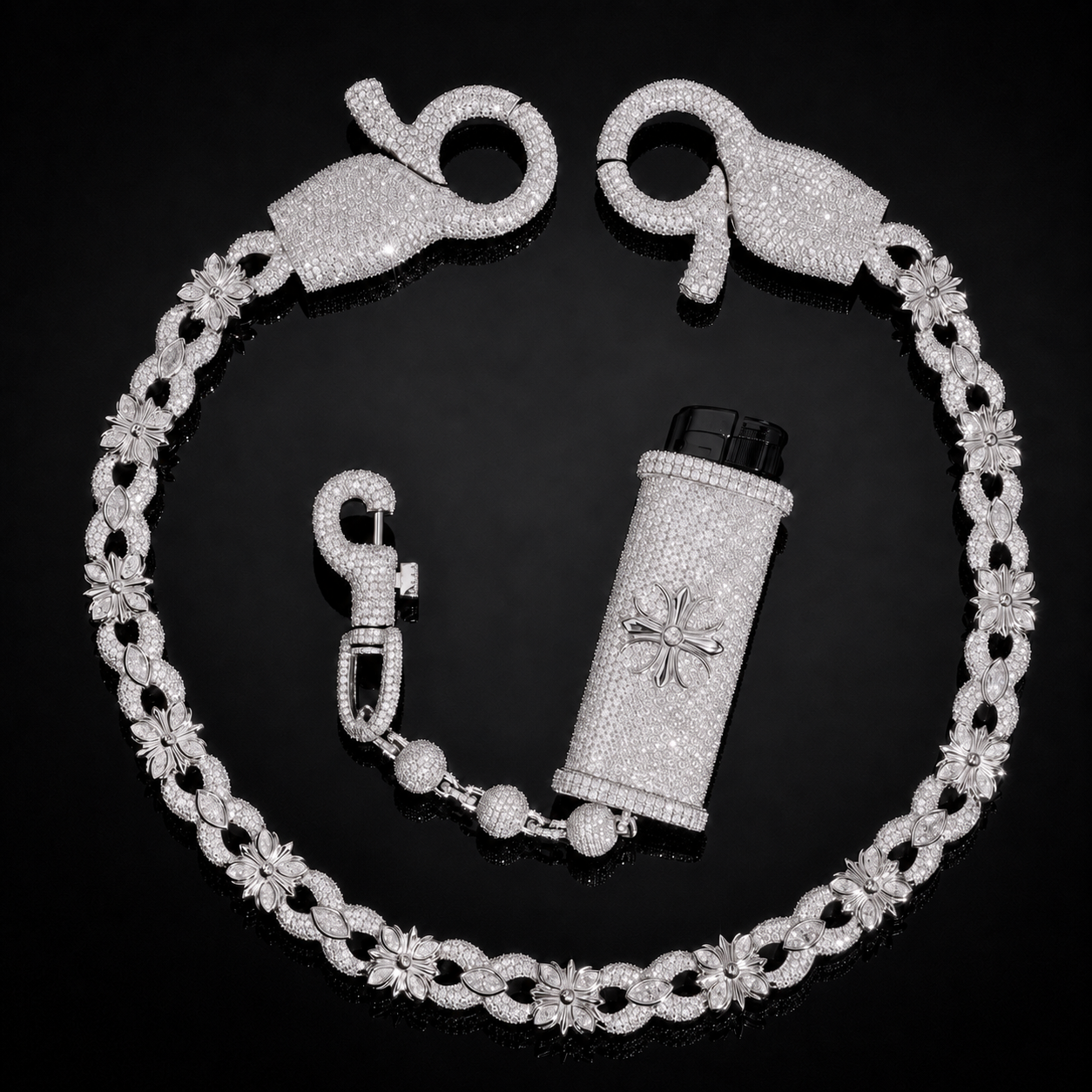 ETERNAL BLOOM LIGHTER CHAIN & CASE
