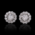CLASSIC HALO STUD EARRINGS
