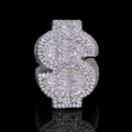 MOISSANITE MONEY SIGN RING