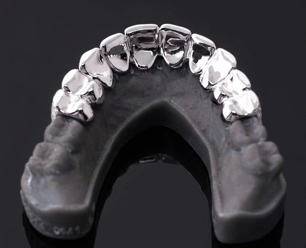 MOISSANITE HONEYCOMB SET GRILLZ